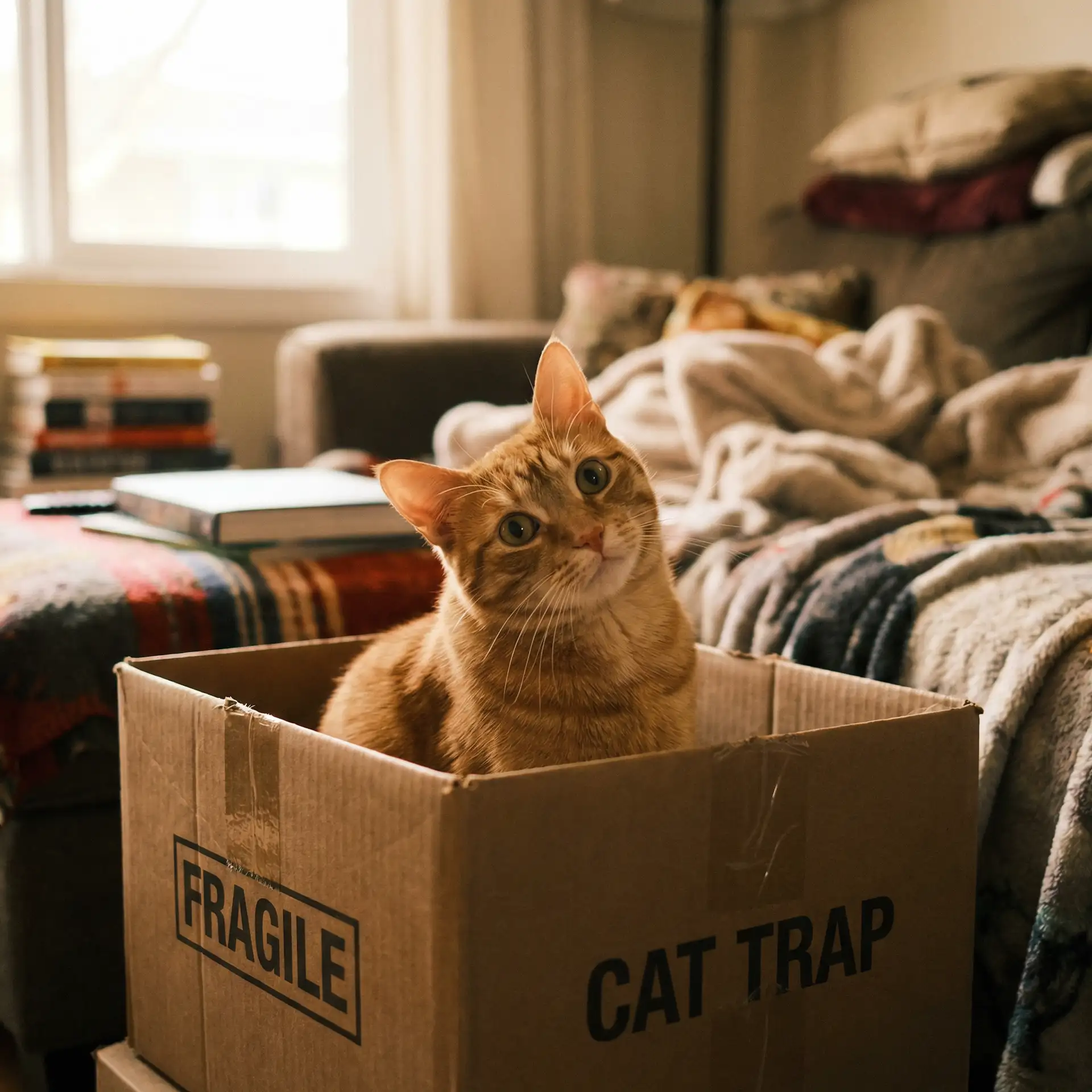 橘猫躲在纸箱里 - 我和黑帮老大的365天第一部无删除完整翻译
